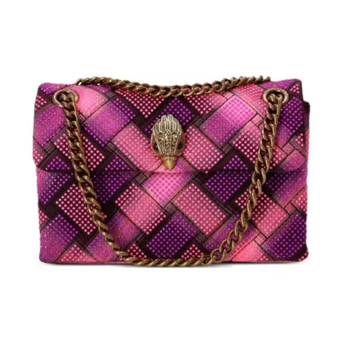Kurt Geiger London Полиэстер Сумка через плечо Мини Женская Розовая и Фиолетовая