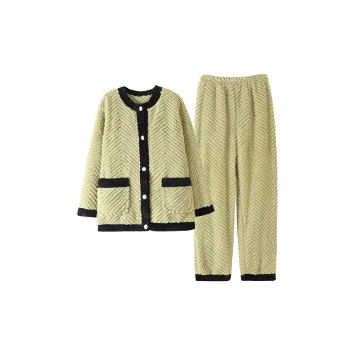 UAVAE Пижамный комплект женский светло-зеленый