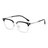 Серебристый, черный, высококачественная титановая оправа