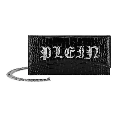 PHILIPP PLEIN Телячья кожа Клатч Женский Черный