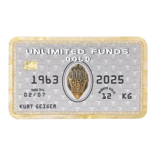 Kurt Geiger London Синтетический материал Коробка Сумка через плечо Клатч Женский Золотой