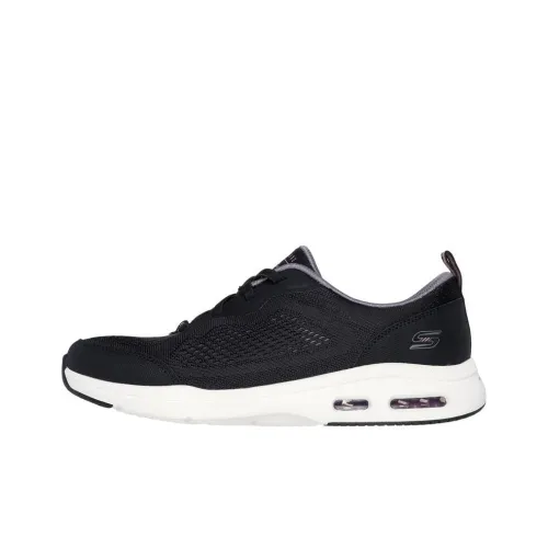 Skechers Skech Air Edge Low Топ Повседневная обувь Женская Черный Белый