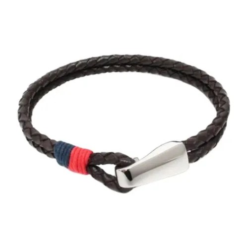 Tommy Hilfiger Кожа Браслеты Мужской Черный