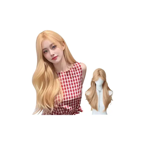 YOUXI Золотисто-коричневый Женский парик Длинные волосы Большая волна