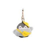 Жёлтая сумка через плечо с пингвином