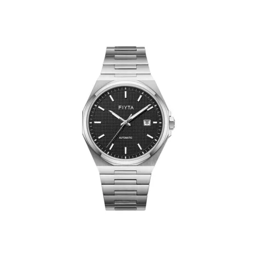 FIYTA Автоматический Механический Механизм Мужские Часы Classic Collection 41 мм Черные