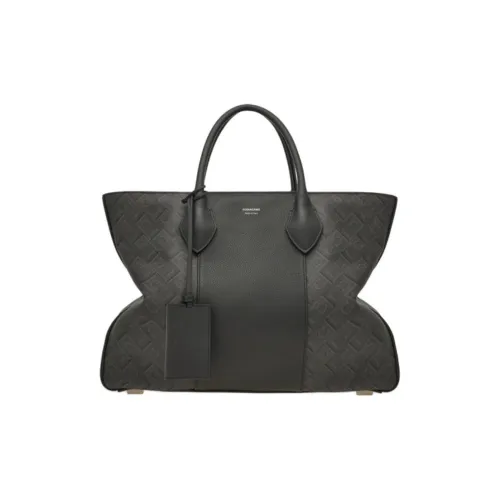 Ferragamo Сумка из синтетической кожи сумка-тоут сумка для покупок сумка через плечо большая мужская черная и серая