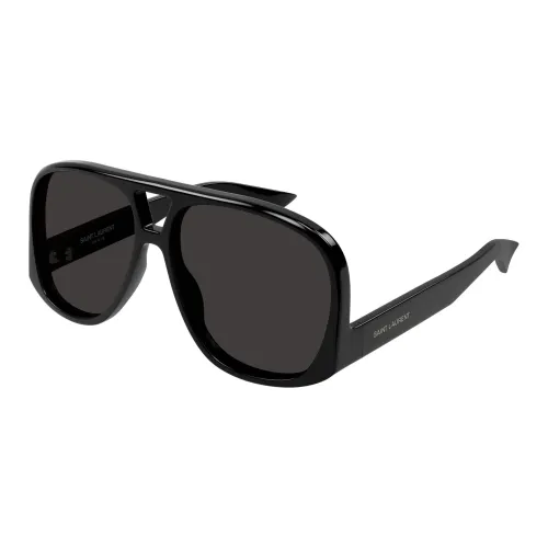 SAINT LAURENT Aviator Солнцезащитные очки Унисекс Черный