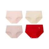 Пыльно-розовый, кожа, светло-камео-коричневый, красный