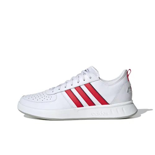 Adidas Court80s Slip Резистентный к истиранию Низкий Топ Кроссовки для тенниса Мужские Белые