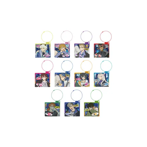 Нелюдская Halloween Street City Wander Collection Акриловая подвеска Слепые коробки 10 для одной слепой коробки целой коробки