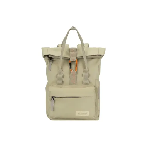 AMERICAN TOURISTER Ткань Сумка Рюкзак Унисекс Бежевый