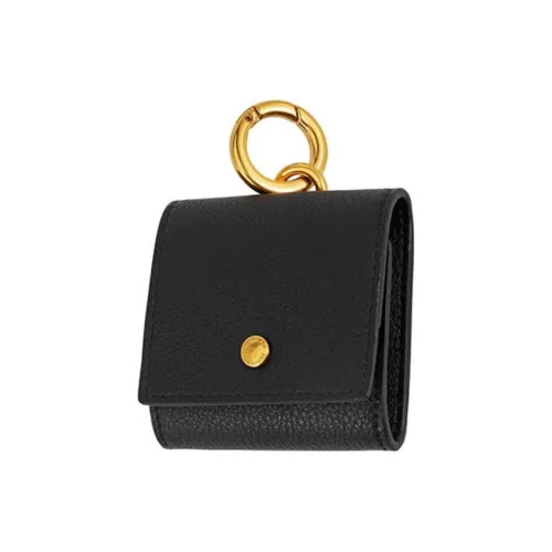 Burberry Кожа Держатель для карт кошелек кошелек для монет маленький женский черный