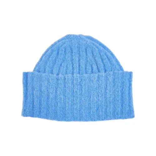 RUSLAN BAGINSKIY Шапки-бини из альпаки женские синие