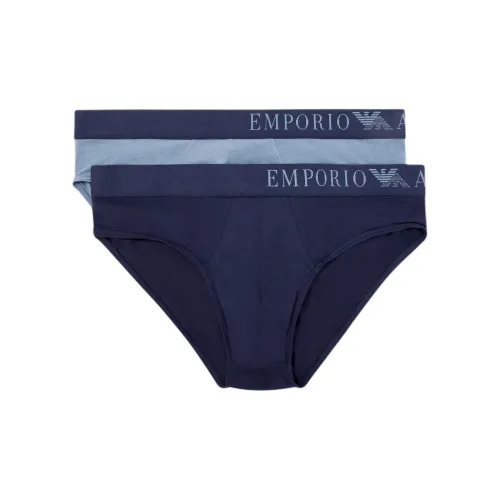 EMPORIO ARMANI Трусы Мужские 2 упаковки Морской синий Синий