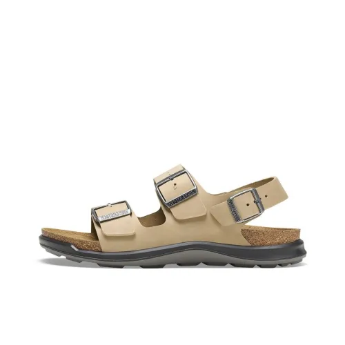 Birkenstock Milano Crosstown Пляжные сандалии Женские Tobacco Brown Узкая версия