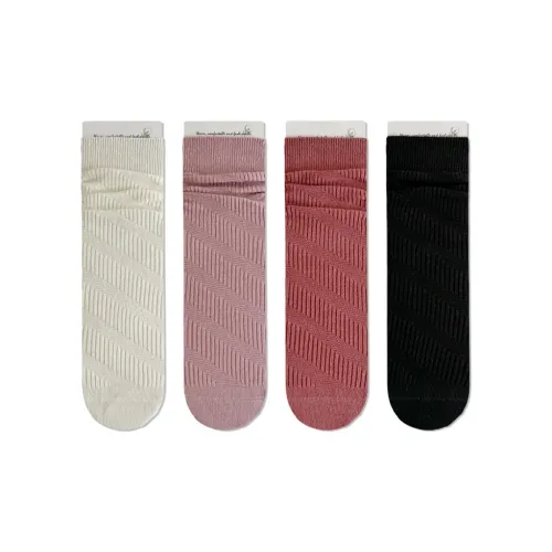JIAZINI Носки Crew Женские упаковка из 4 пар