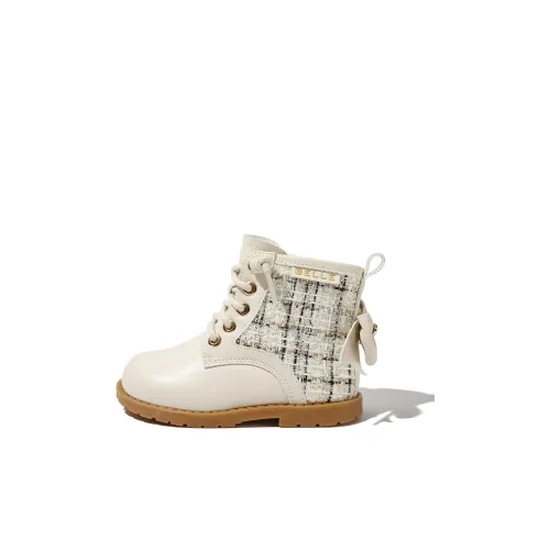 BELLE Детские кожаные сапоги High Top Бежевые Для дошкольников