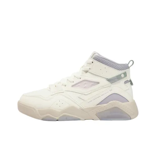 361° Термические противоскользящие высокие кроссовки для скейтбординга женские белые фиолетовые