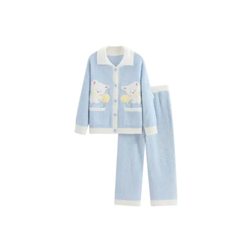 WANANNI Пижамный комплект женский синий