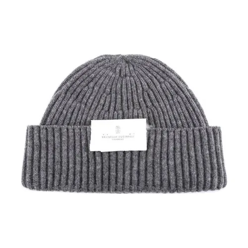 BRUNELLO CUCINELLI Кашемир Шапки-бини Мужской Серый