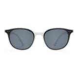 Белая оправа, серые линзы B20