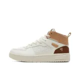 Холщовый белый/Коричневый