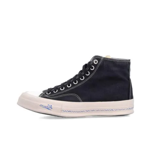 Visvim High-Top Canvas Shoes Мужские Черные