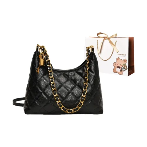 ERANGBEAR ПУ (полиуретан) Модная сумка с цепочкой в узоре ромб элегантный стиль сумка через плечо стандартная женская многоцветная