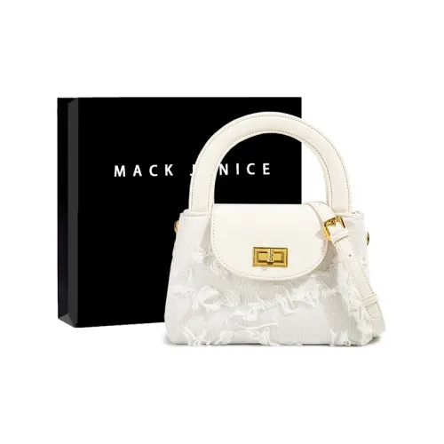 MACKJANICE Полиуретан с синтетической кожей сумка женская кисточка белый
