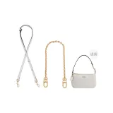 Coach  
1,1 см Ширина Тела Ледниковый Белый Золотистый Застежка 90-120 см + Декоративная Цепь 40 см