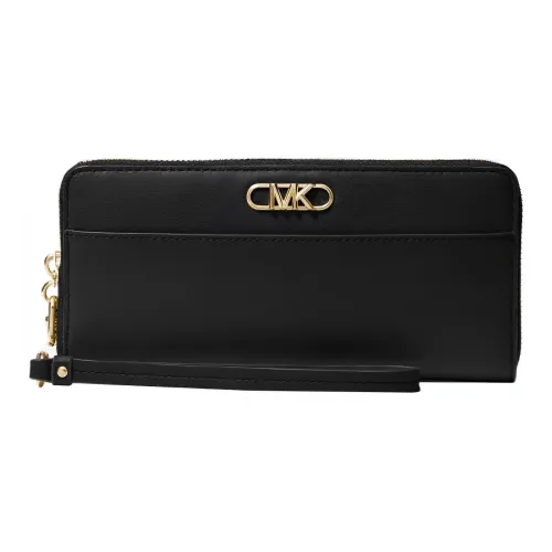 MICHAEL KORS Паркер Кожа Кошелек Большой Женские Черный