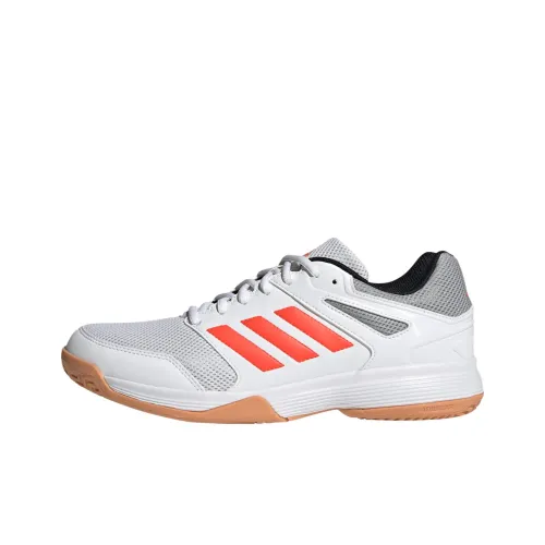 Adidas Speedcourt Slip-resistant Abrasion-resistant Low-top Training Shoes Men's White Adidas Speedcourt Противоскользящие Устойчивые к истиранию Низкие Кроссовки для тренировок Мужские Белые