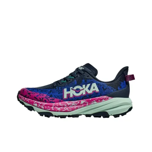 HOKA ONE ONE SPEEDGOAT 6 Детская беговая обувь Низкий топ Темно-синий Школьный возраст