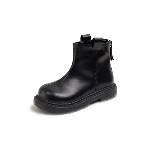 KINDDOG Slip-resistant Abrasion-resistant Детские кожаные сапоги