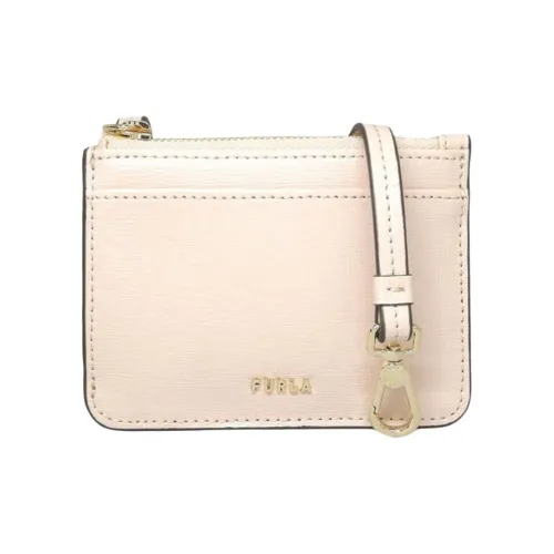 Furla Вавилон Кожа Держатель для карт Маленький Женский Бежевый