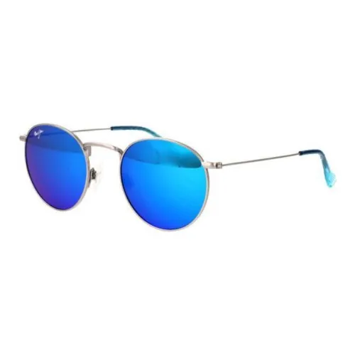 Maui Jim Круглые Солнцезащитные очки Женские Золотые