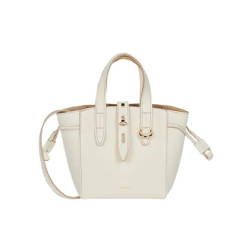 Furla Кожа Сумка-тоут Сумка-тоут Сумка для покупок Сумка через плечо Сумка мини Women's White