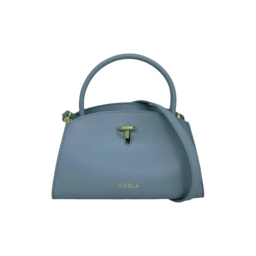 Furla Кожа Сумка через плечо Сумка Мини Женская Синяя