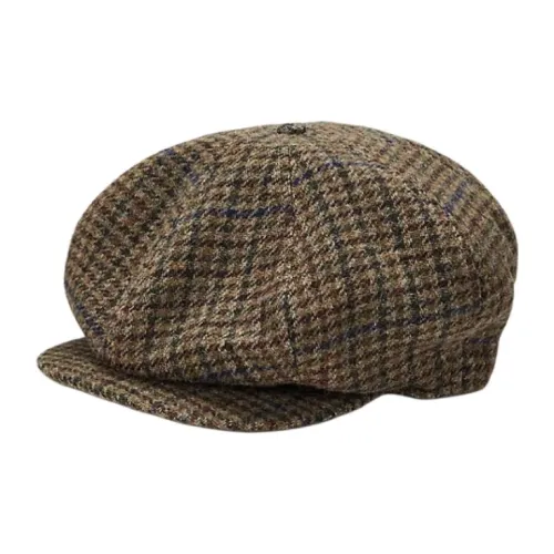 Polo Ralph Lauren Шерсть Хлопок Купро Береты Мужской Коричневый