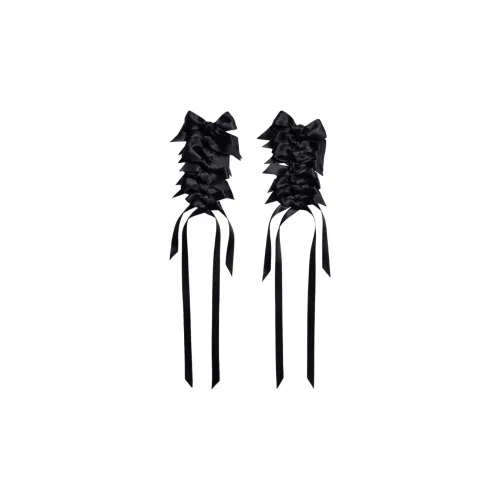 SIMONE ROCHA Satin Серьги Женские Black