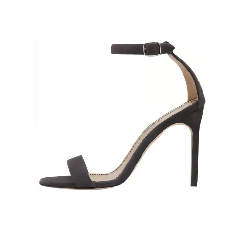 MANOLO BLAHNIK One Ремешок Сандалии Женские Темно-Серый