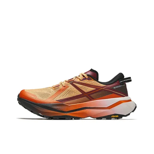 ANTA Hunter Fury 2 Беговые кроссовки Низкий топ Абрикосовый Желтый/Натуральный Оранжевый/Основной Черный Женские