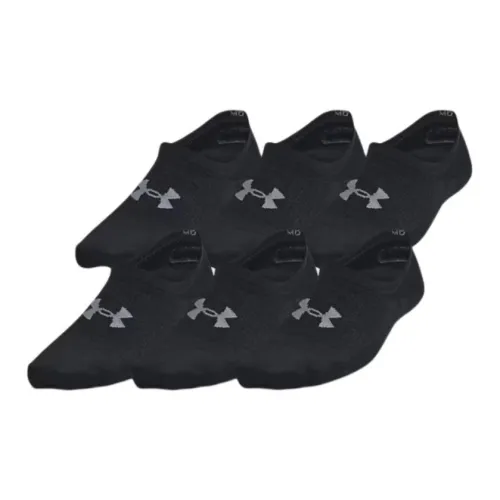 Under Armour Breathe 6 пар черных женских носков