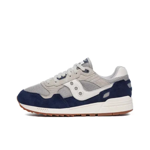 Saucony Shadow 5000 Амортизаторы Slip-resistant Низкий топ Беговые кроссовки Мужские Серый Синий