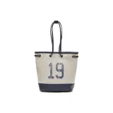 Молочно-белый/Темно-синий