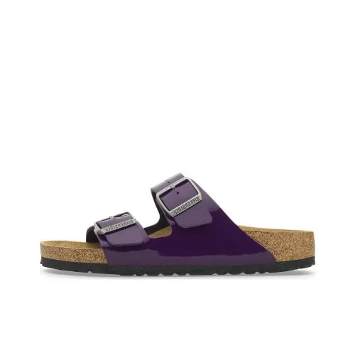 Birkenstock Arizona Series ЭВА противоскользящие слипоны унисекс темно-фиолетовые