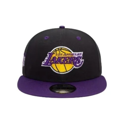 New Era Хлопковые кепки унисекс черные