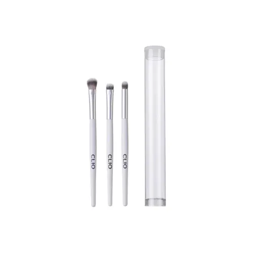 Clio Портативный Набор Тени для век Щетка Мягкая Смешанная 3 шт + Коробка для хранения