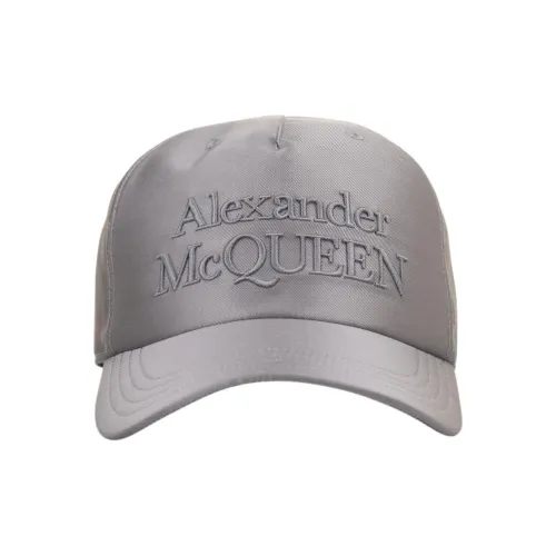 Alexander McQueen Шляпы из шелка Мужские Серые